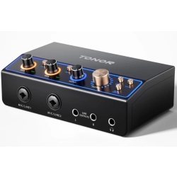 TONOR TX510 mikser mikrofonowy interfejs audio streaming USB 2x2 Jack/XLR