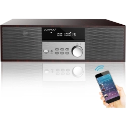 LONPOO LP-816 Kompaktowy zestaw stereo HiFi CD Bluetooth FM USB AUX