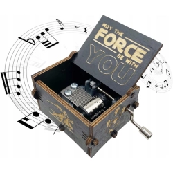 Pozytywka Gwiezdne Wojny Star Wars ręczna pozytywka z melodią dla fanów