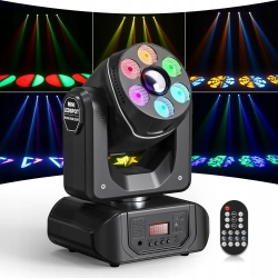 Głowa ruchoma 60W 100w UKING ZQ02062 Bee Eye RGBW LED dmx