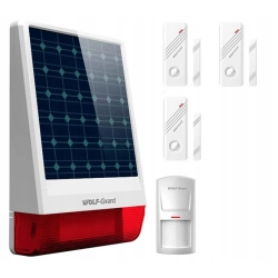 Bezprzewodowy system alarmowy solarna syrena Wolf-Guard JD-W06