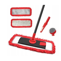JEHONN Mop Podłogowy Mikrofibra Chenille Teleskopowy 127 cm