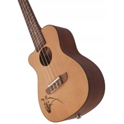 Ukulele elektroakustyczne Leworęczne Ortega RU5CE-L