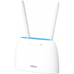ioGiant Router 4G LTE AC1200 Dualband 4G router do kart SIM, Plug & Play