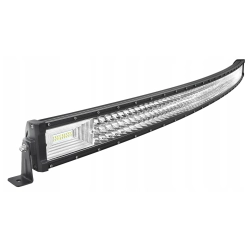 LAMPA ROBOCZA HALOGEN DALEKOSIĘŻNA 12V 24V 675W 225x LED WYGIĘTA ŁUK 127cm