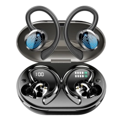 Słuchawki bezprzewodowe sportowe Matast B02 Bluetooth 5.3 IP7 48h czarne