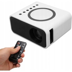 Mini Projektor, YT300 1080P Full HD do Kina Domowego z Głośnikiem