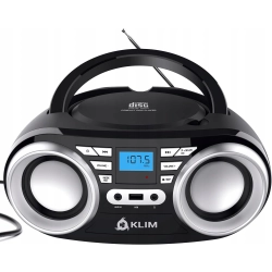 KLIM B3 przenośny odtwarzacz CD Bluetooth Boombox z radiem FM KLIM B3 przenośny odtwarzacz CD Bluetooth Boombox z radiem FM