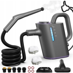 Myjka parowa czyścik do okien fug parownica ręczna zestaw 1500w mocny 550ML