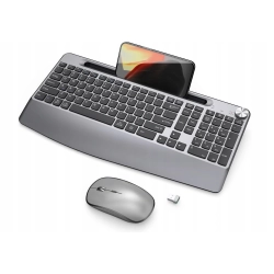 JOYACCESS klawiatura i mysz Bezprzewodowa 2,4GHz 2400 DPI AZERTY FRANCUSKA
