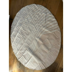 Dywan okrągły 200cm w stylu Wabi-Sabi, miękki