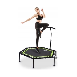Trampolina fitness ONETWOFIT 122cm domowa z uchwytem