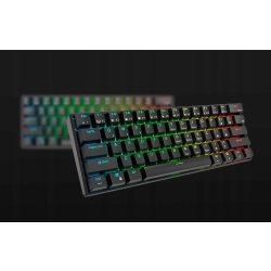 Klawiatura mechaniczna Royal Kludge RK61 RGB Red Switch BT (AZERTY)