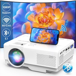 Mini projektor, AKATUO XR31 WiFi Bluetooth projektor FullHD 1080 OS ANDROID