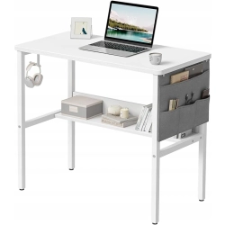 CubiCubi Małe Biurko 80 x 40 cm -biurko z półką w podstawie niekompletny ze