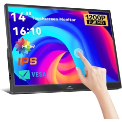 KENOWA Monitor Dotykowy 14 Cali 1920x1200 IPS 16:10, HDMI