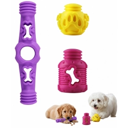PETSTIVE ZESTAW Zabawek dla psa GRYZAK na smaczki LARGE