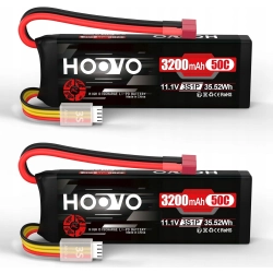 Akumulator LiPo HOOVO 3S 11.1V 3200mAh 50C T-Dean RC Dron 2szt