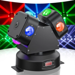 Światło sceniczne LED 120W Kolorofon DMX512 dwuramienny RGB dyskoteka DJ