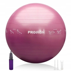 PROIRON Piłka do Yogi, ćwiczeń 75 cm piłka gimnastyczna różowa PROIRON Piłka do Yogi, ćwiczeń 75 cm piłka gimnastyczna różowa