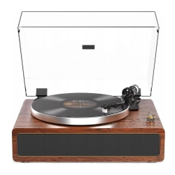 Gramofon HQ-KZ001 Retro Winyl Retrolife Głośniki Bluetooth Drewno