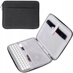 MOKO Pokrowiec na tablet 9-11 cali torba ochronna wsuwka miękki 28 cm szary