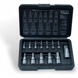 CCLIFE C-5604 Zestaw kluczy nasadowych TORX 2 mm-14 mm