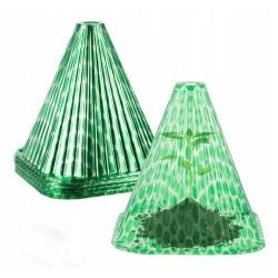 x20 KLOSZ 22cm OSŁONA DO ROŚLIN SADZONEK SZKLARNIA KLOSZE ZABEZPIECZAJĄCE