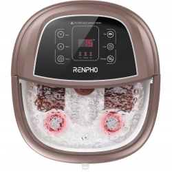 RENPHO JD-618 masażer do stóp z hydromasażem, podgrzewaniem i bąbelkami