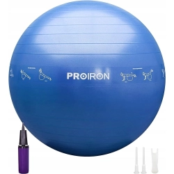 PROIRON Piłka gimnastyczna fitnesu z pompką wytrzymała 55cm PROIRON Piłka gimnastyczna fitnesu z pompką wytrzymała 55cm