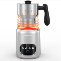 AMZCHEF Elektryczny Spieniacz Do Mleka 4w1 400ML Z Ekranem LED 500W