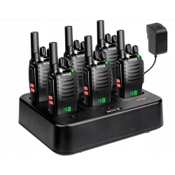 Retevis H777H Krótkofalówki z Sześciokierunkową Ładowarką, Latarką LED, VOX