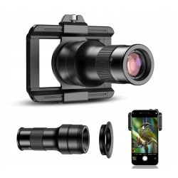 Apexel Zestaw Obiektywów 2w1 Obiektyw TELE 6x + Makro 150mm na Telefon Apexel Zestaw Obiektywów 2w1 Obiektyw TELE 6x + Makro 150mm na Telefon