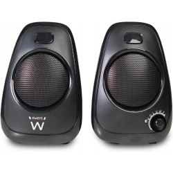 Zestaw dwóch głośników Ewent 2.0 Speakers USB 5V AUX 10W 80Hz-20kHz czarny