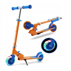 Hulajnoga Scooter TB-H203 dla dzieci, świecące koła, kolor: Pomarańczowy