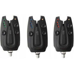 JSFUN regulowany LED karpiowy sygnalizator brań 1 + 3