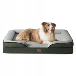 Legowisko Ortopedyczne Dla PSA Bedsure Sofa 120x90 Cm Zielone