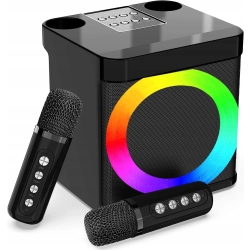 KARAOKE EASJOY Zestaw Karaoke Bluetooth LED Dla Dzieci i Dorosłych