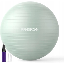 Piłka gimnastyczna PROIRON z pompką do fitnessu, siedzenia, jogi biura 65cm Piłka gimnastyczna PROIRON z pompką do fitnessu, siedzenia, jogi biura 65cm