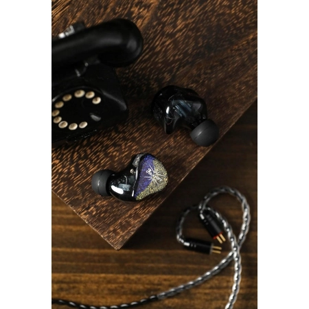 LINSOUL Kiwi Ears Forteza In Ear Monitor, słuchawki HiFi 1BA + 2DD z kablem
