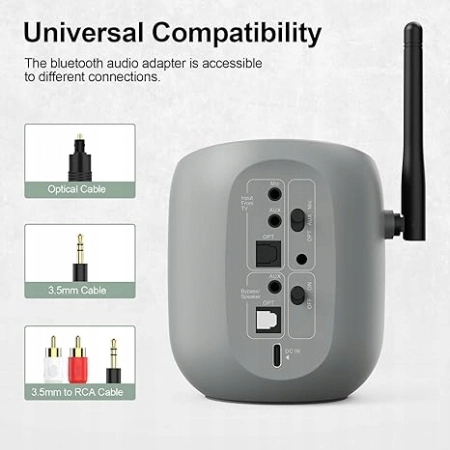 1Mii DS70 Audio Bluetooth Transmiter do telewizora na słuchawki/głośniki