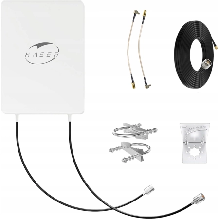 KASER Zewnętrzna antena 5G jednoosiowa N78 3300-3800 MHz panel Mimo