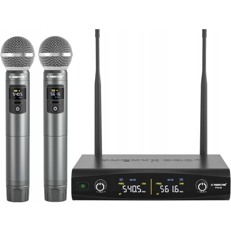 Zestaw mikrofonów bezprzewodowych Phenyx PRO PTU-52