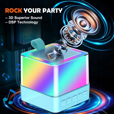Karaoke 1 Mikrofon, dla dzieci i bezprzewodowy przenośny głośnik Bluetooth