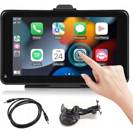 7-calowe dotykowe radio samochodowe z CarPlay, Android Auto SIXTOP