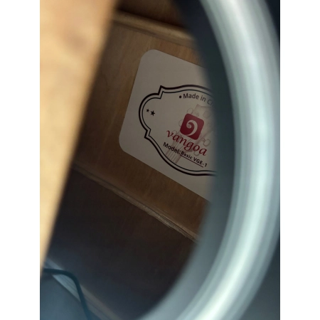 Vangoa Gitara akustyczna czarny mat 4/4 pokrowiec tuner pasek struny