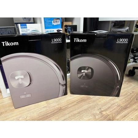 Tikom L9000 Robot: Mopowanie, 4000 Pa, LiDAR, No-Go, Dywany i Sierść SZARY