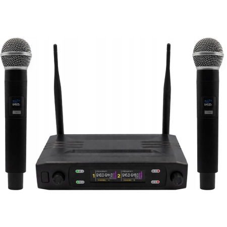 MusicMate Bezprzewodowy zestaw mikrofonowy MM-500 VocalPro UHF