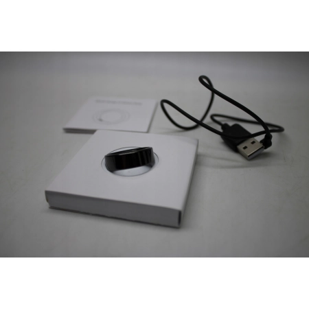 Smart Ring Czarny 10# Inteligentny Pierścień Sport Kroki Kalorie Tętno Sen