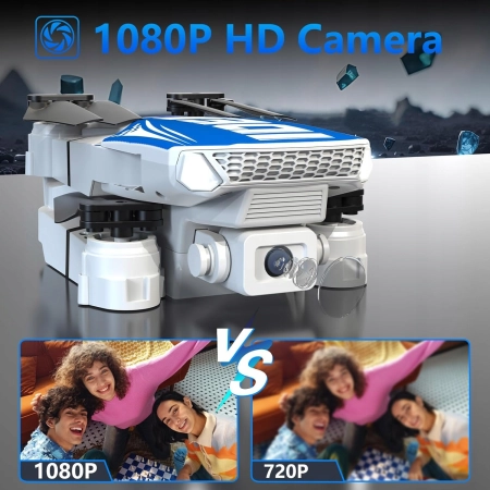 LE-IDEA Mini Dron z kamerą 1080P, Dron IDEA12 z optycznym pozycjonowaniem
